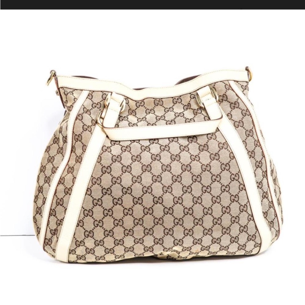 Gucci Beige and Cream Shoulder Bag